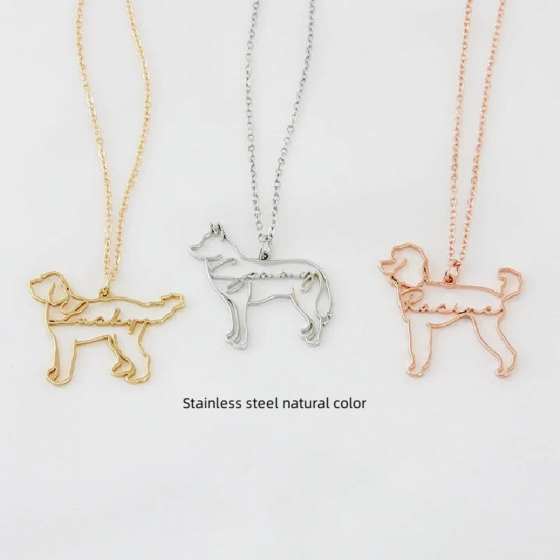Personalized Pet Name Necklace – Keep Their Memory Close