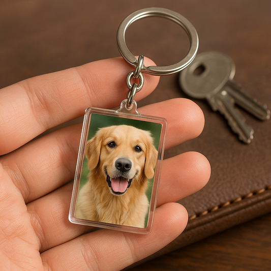 Pet Photo Keychains: A Pocket-Sized Memory