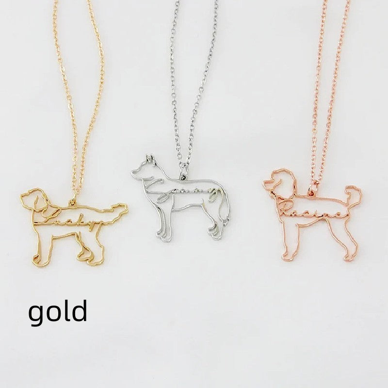Personalized Pet Name Necklace – Keep Their Memory Close