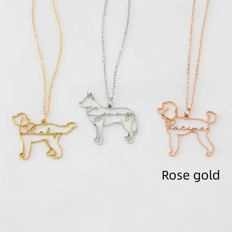 Personalized Pet Name Necklace – Keep Their Memory Close
